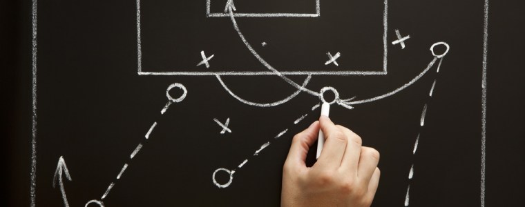 Football/Soccer Strategy Diagram